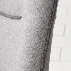 Fredriks Chaises cantilever Nidri (lot de 2) - Tissage à plat / Acier inoxydable - Gris clair -Meubles de salle à manger Soldes Magasin 1000169167 191009 12153900008 DETAILS P000000001000169167