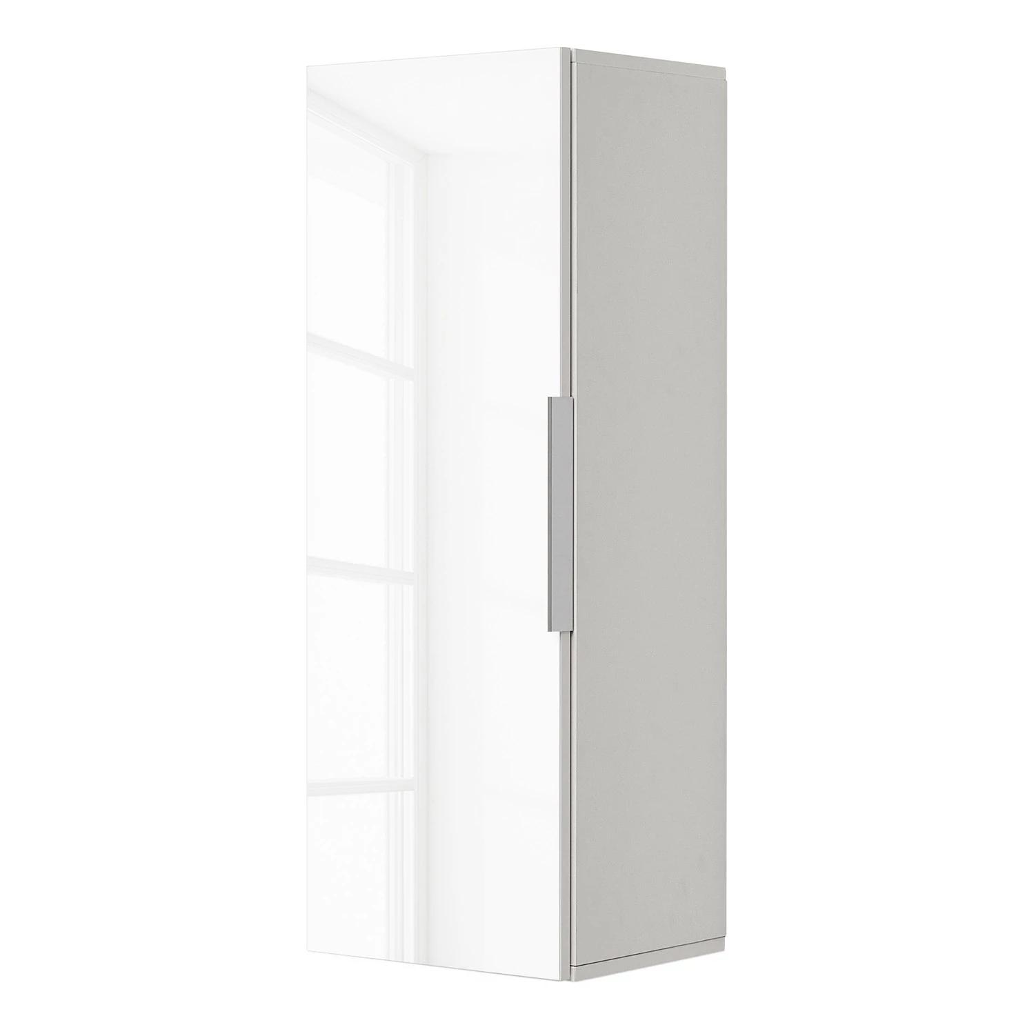 Maja Möbel Meuble murale Shino II - Verre blanc / Blanc 1 Maja Möbel Meuble murale Shino II - Verre blanc / Blanc