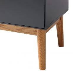 Mørteens Vitrine Lindholm - Partiellement en chêne massif - Gris mat -Meubles de salle à manger Soldes Magasin 1000170810 190828 14524800008 DETAILS P000000001000170810