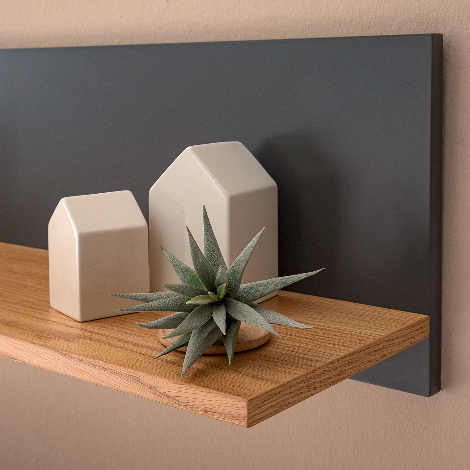 Mørteens Étagère murale Lindholm - Blanc mat - Gris mat 3 Mørteens Étagère murale Lindholm - Blanc mat - Gris mat – Image 3