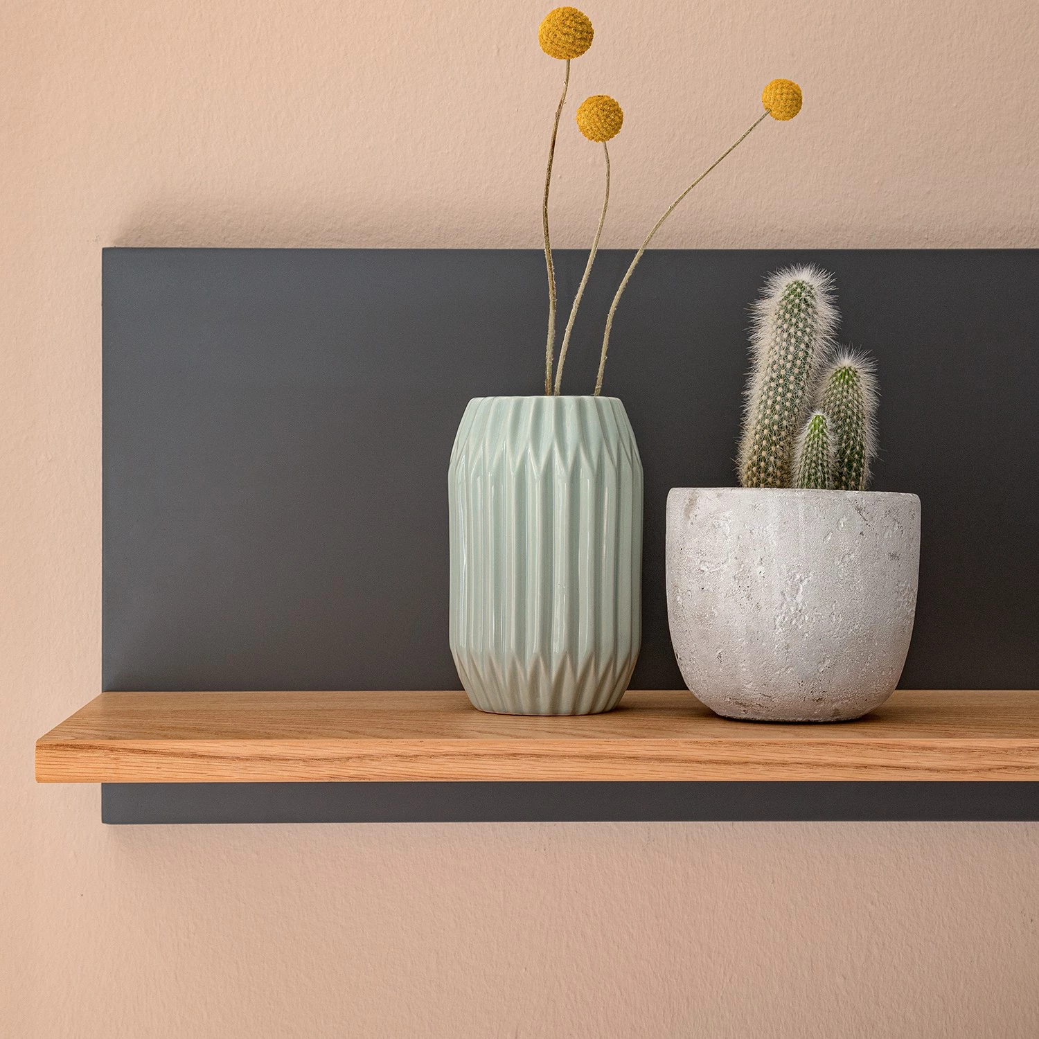 Mørteens Étagère murale Lindholm - Blanc mat - Gris mat 5 Mørteens Étagère murale Lindholm - Blanc mat - Gris mat – Image 5