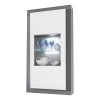 Loftscape Vitrine murale Curlewis - Blanc brillant / Anthracite