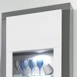 Loftscape Vitrine murale Curlewis - Blanc brillant / Anthracite 10 Loftscape Vitrine murale Curlewis - Blanc brillant / Anthracite -Meubles de salle à manger Soldes Magasin 1000171309 210930 134153000038 DETAILS P000000001000171309