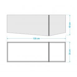 Temahome Étagère One - Chêne / Noir -Meubles de salle à manger Soldes Magasin 1000172899 191023 08592400063 SKETCH DETAILS P000000001000172899 sketch