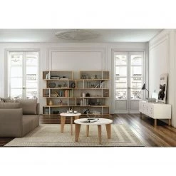 Temahome Étagère One - Chêne / Blanc -Meubles de salle à manger Soldes Magasin 1000172901 190426 18195600044 MOOD GALLERYIMAGES P000000001000172901 mood