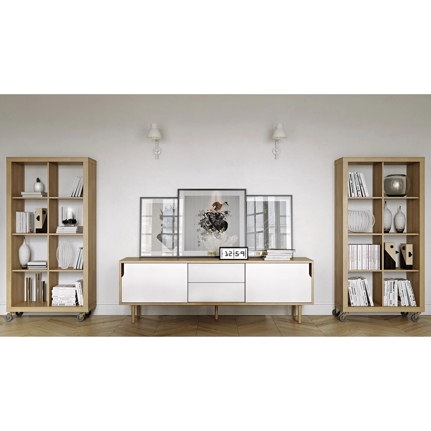 Temahome Buffet Noa III - Blanc 2 Temahome Buffet Noa III - Blanc – Image 2