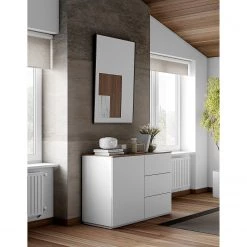 Temahome Commode Join - Noyer / Blanc -Meubles de salle à manger Soldes Magasin 1000172929 201016 13393500597 MOOD DETAILS P000000001000172929 mood
