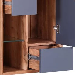 Naturoo Buffet haut Kadena I - Partiellement en acacia massif - Anthracite / Acacia naturel -Meubles de salle à manger Soldes Magasin 1000172947 190503 07493100024 GALLERYIMAGES P000000001000172947