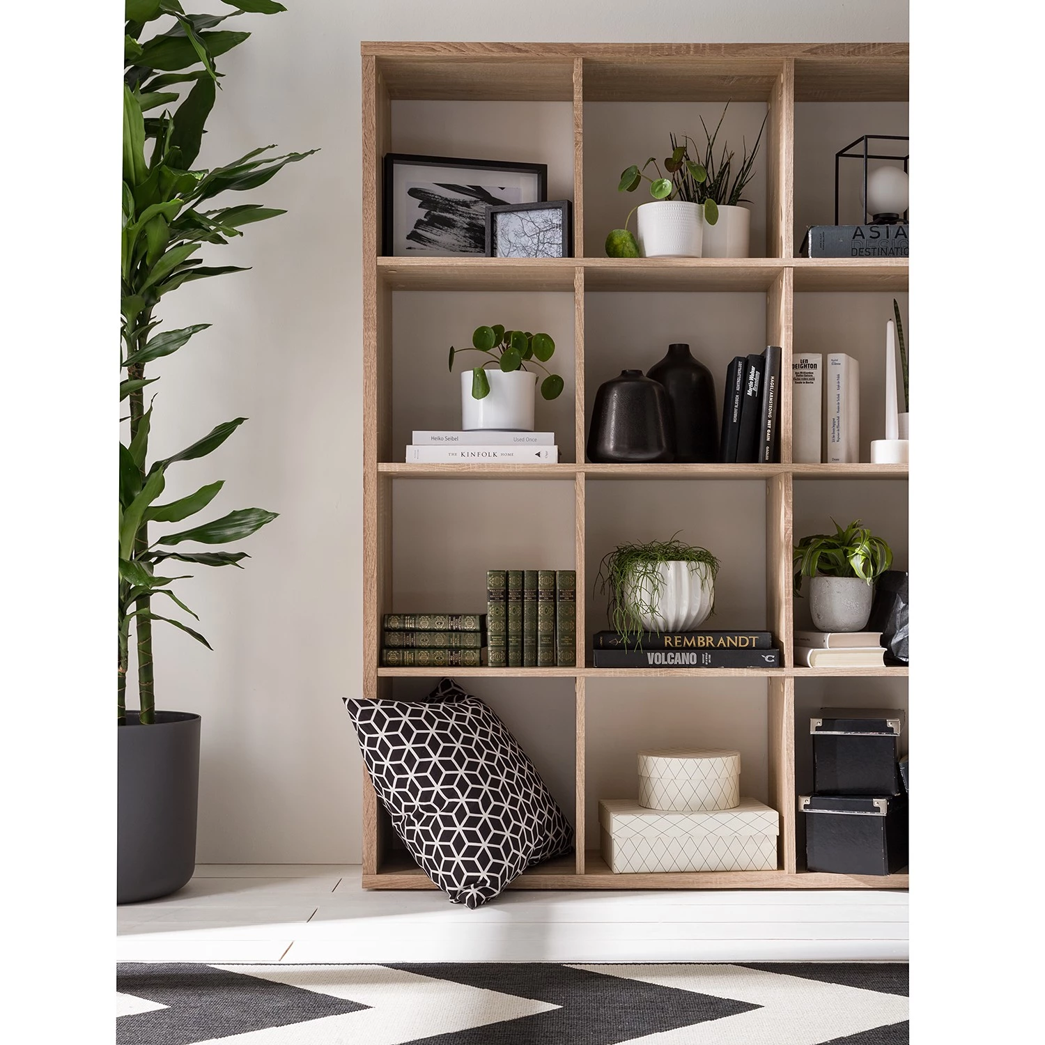 KiYDOO Étagère Shelfy II - Imitation chêne de Sonoma - Largeur : 158 cm 8 KiYDOO Étagère Shelfy II - Imitation chêne de Sonoma - Largeur : 158 cm – Image 8