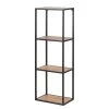 Red Living Étagère Coogee V - Imitation chêne sauvage / Noir