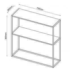 Norrwood Étagère Cascavel - Noir -Meubles de salle à manger Soldes Magasin 1000174097 190524 15511600044 GALLERYIMAGES P000000001000174097