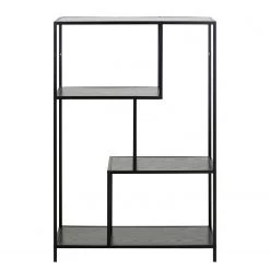 Red Living Étagère Coogee VII - Imitation chêne marron-noir -Meubles de salle à manger Soldes Magasin 1000174103 190524 15511700074 GALLERYIMAGES P000000001000174103