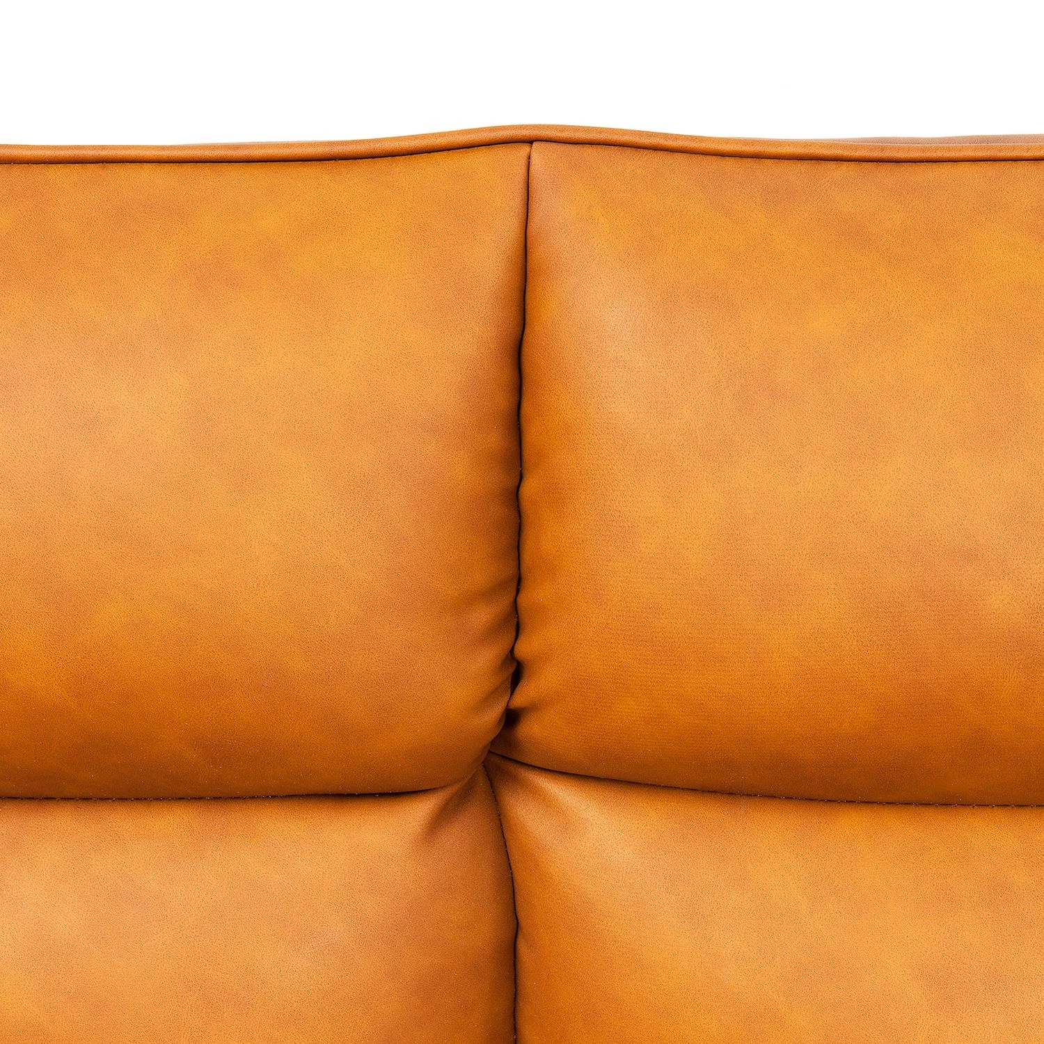 Kare Design Banquette Thinktank - Imitation cuir / Acier - Cognac / Noir 5 Kare Design Banquette Thinktank - Imitation cuir / Acier - Cognac / Noir – Image 5