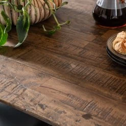 Kare Design Table Paradise - Vieux bois massif / Métal - Vieux bois / Métal -Meubles de salle à manger Soldes Magasin 1000174217 190515 06334600299 GALLERYIMAGES P000000001000174217