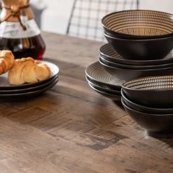 Kare Design Table Paradise - Vieux bois massif / Métal - Vieux bois / Métal -Meubles de salle à manger Soldes Magasin 1000174217 190515 06334600300 GALLERYIMAGES P000000001000174217