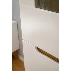 Mørteens Vitrine Tenabo - Blanc mat / Chêne à nœuds -Meubles de salle à manger Soldes Magasin 1000174303 200715 06263400012 DETAILS P000000001000174303