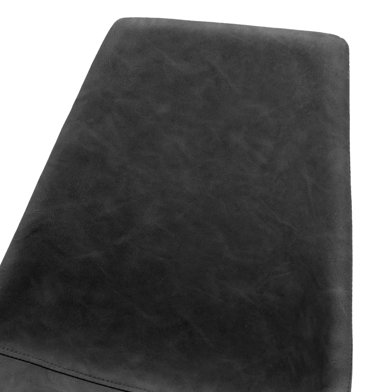 Tenzo Chaises capitonnées Alice (lot de 2) - Tissu / Métal - Chrome - Anthracite 3 Tenzo Chaises capitonnées Alice (lot de 2) - Tissu / Métal - Chrome - Anthracite – Image 3