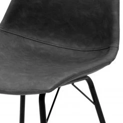 Tenzo Chaises capitonnées Alice (lot de 2) - Tissu / Métal - Chrome - Anthracite 8 Tenzo Chaises capitonnées Alice (lot de 2) - Tissu / Métal - Chrome - Anthracite -Meubles de salle à manger Soldes Magasin 1000175519 200130 06014500004 DETAILS P000000001000175519