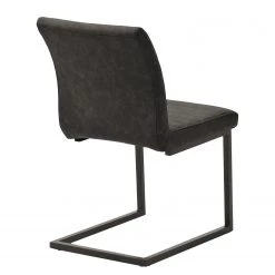 Ars manufacti Chaises cantilever Finga I (lot de 2) - Cuir synthétique Kasai: Gris - Noir 12 Ars manufacti Chaises cantilever Finga I (lot de 2) - Cuir synthétique Kasai: Gris - Noir -Meubles de salle à manger Soldes Magasin 1000176437 201021 10343200115 DETAILS P000000001000176437