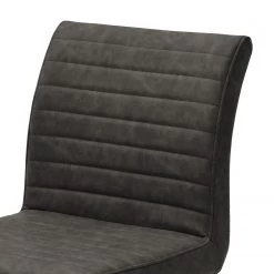 Ars manufacti Chaises cantilever Finga I (lot de 2) - Cuir synthétique Kasai: Gris - Noir 13 Ars manufacti Chaises cantilever Finga I (lot de 2) - Cuir synthétique Kasai: Gris - Noir -Meubles de salle à manger Soldes Magasin 1000176437 201021 10343200116 DETAILS P000000001000176437