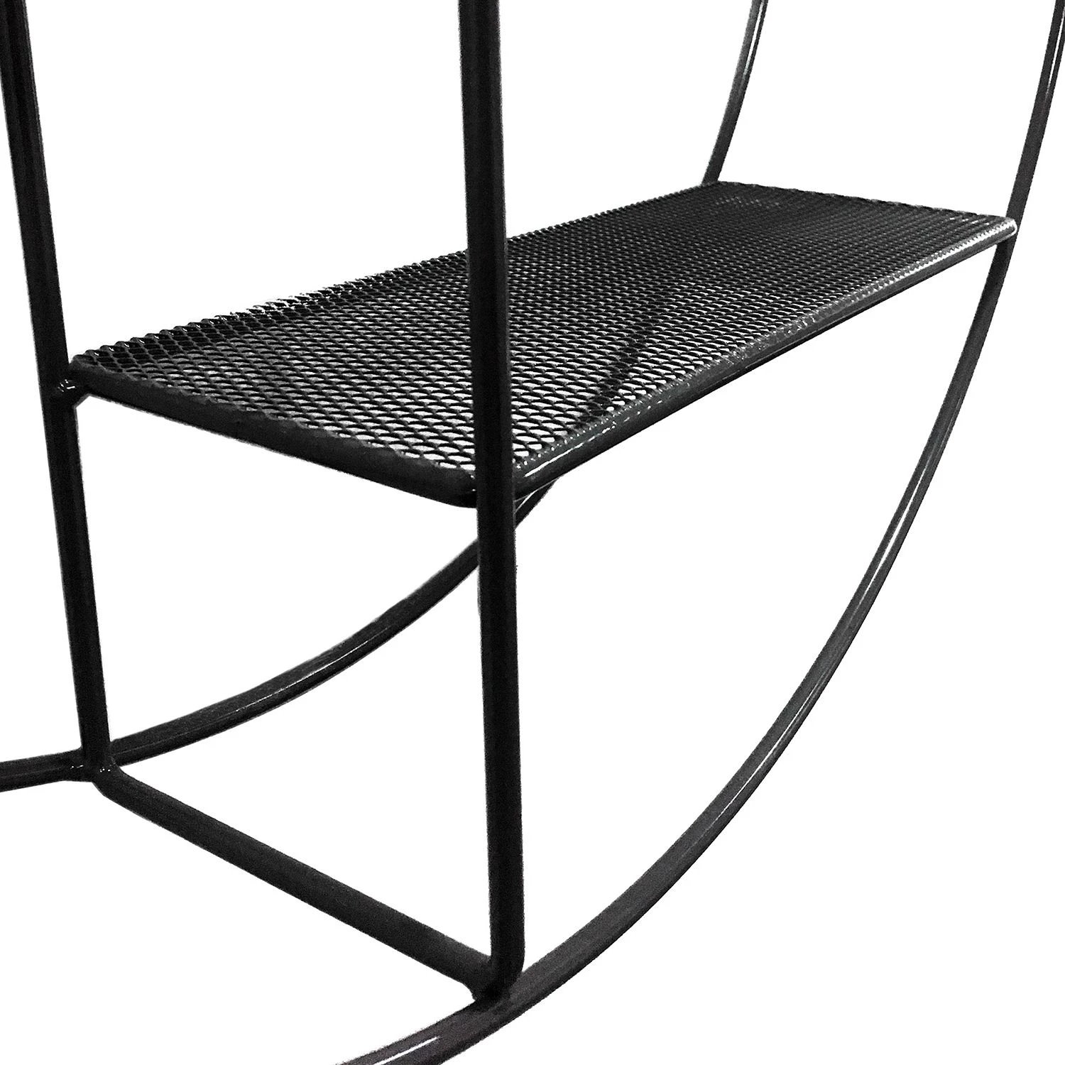 Red Living Étagère murale Petrela - Métal - Noir 4 Red Living Étagère murale Petrela - Métal - Noir – Image 4