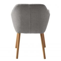 Mørteens Chaise à accoudoirs Amalis - Tissu / Chêne massif - Gris / Chêne 17 Mørteens Chaise à accoudoirs Amalis - Tissu / Chêne massif - Gris / Chêne -Meubles de salle à manger Soldes Magasin 1000176578 191017 10280500011 DETAILS P000000001000176578