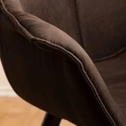 Ars manufacti Chaise à accoudoirs Kantii I - Microfibre / Chêne massif - Marron foncé vintage - 1 chaise 16 Ars manufacti Chaise à accoudoirs Kantii I - Microfibre / Chêne massif - Marron foncé vintage - 1 chaise -Meubles de salle à manger Soldes Magasin 1000176707 200302 11494300020 DETAILS P000000001000176707