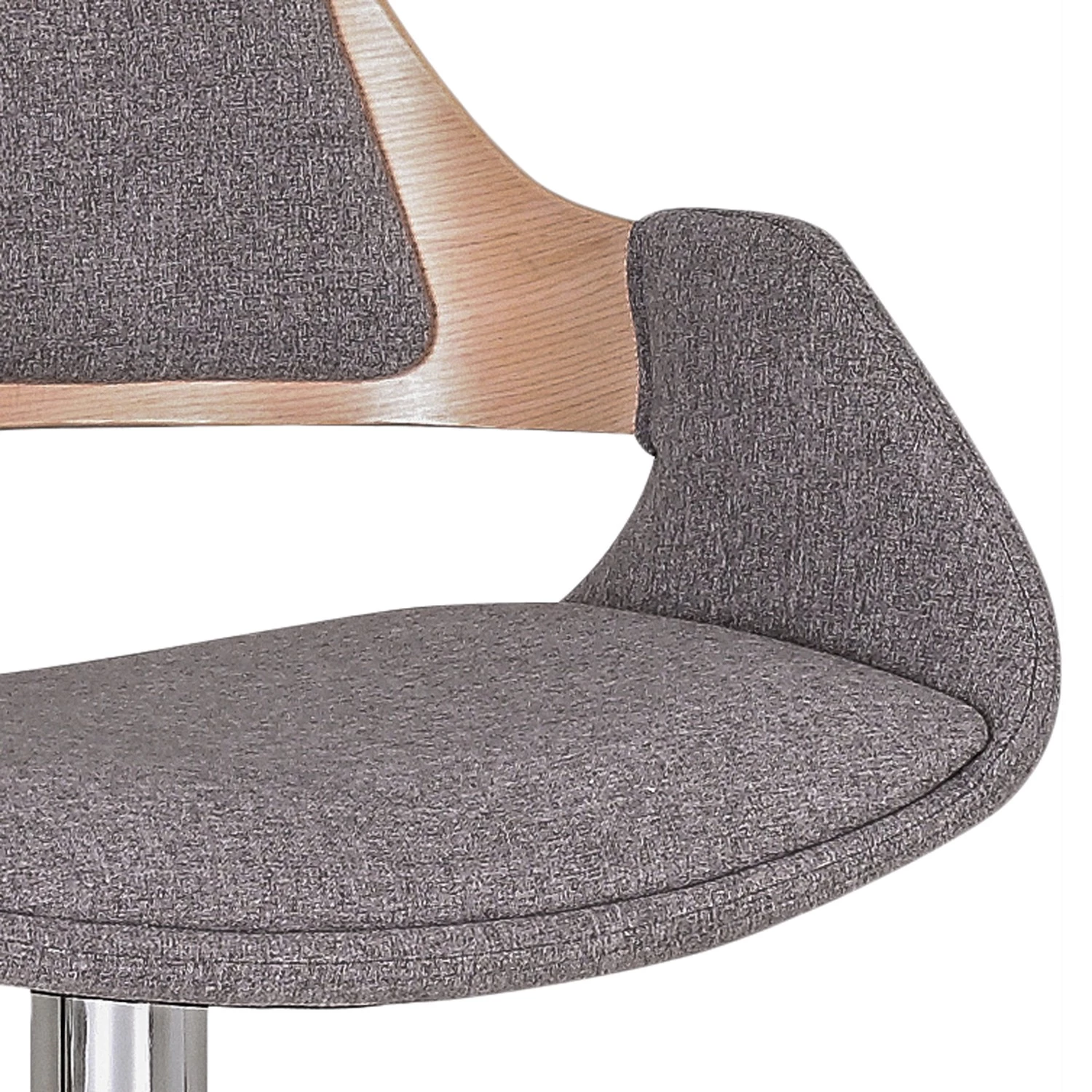 Fredriks Chaise de bar Bedsted - Tissu / Métal - Anthracite - Anthracite 6 Fredriks Chaise de bar Bedsted - Tissu / Métal - Anthracite - Anthracite – Image 6