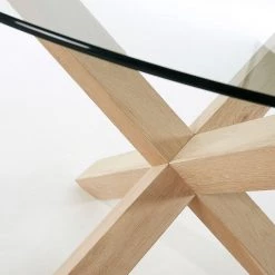 Mørteens Table Lonta - Verre / Chêne massif - Transparent / Chêne 10 Mørteens Table Lonta - Verre / Chêne massif - Transparent / Chêne -Meubles de salle à manger Soldes Magasin 1000176903 190614 06442500088 GALLERYIMAGES P000000001000176903