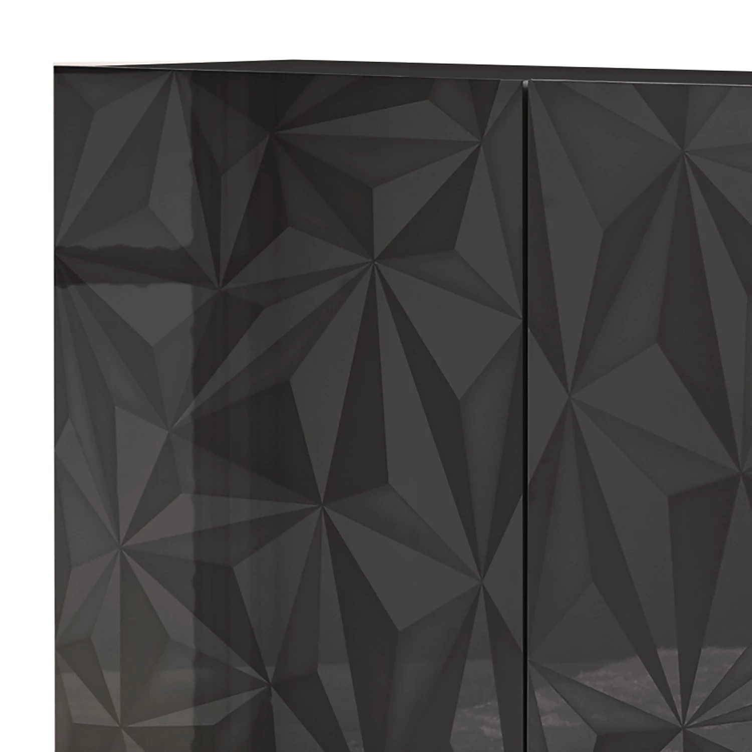 LC Spa Buffet Prisma I - Anthracite brillant - Largeur : 241 cm 4 LC Spa Buffet Prisma I - Anthracite brillant - Largeur : 241 cm – Image 4