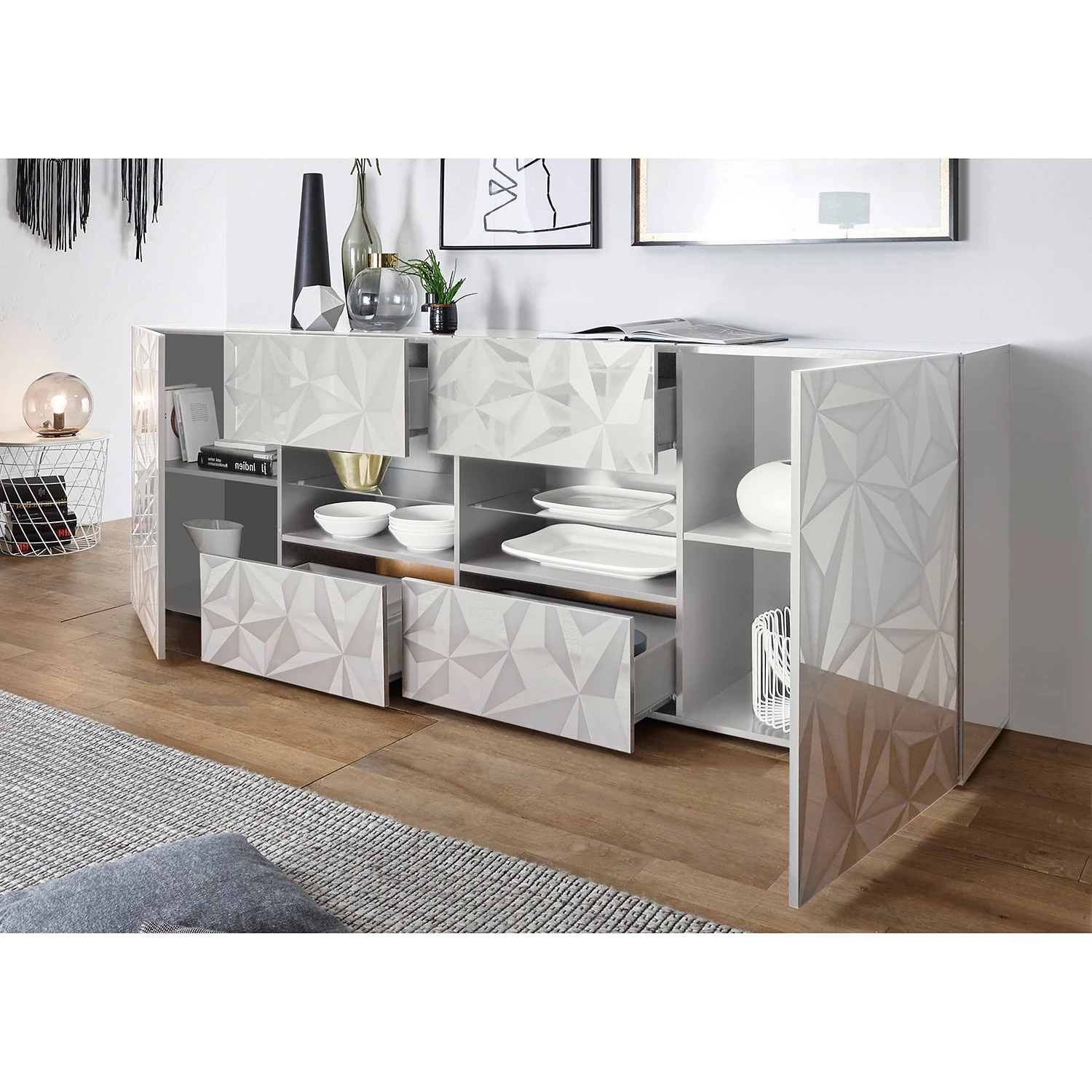 LC Spa Buffet Prisma III - Blanc brillant 3 LC Spa Buffet Prisma III - Blanc brillant – Image 3