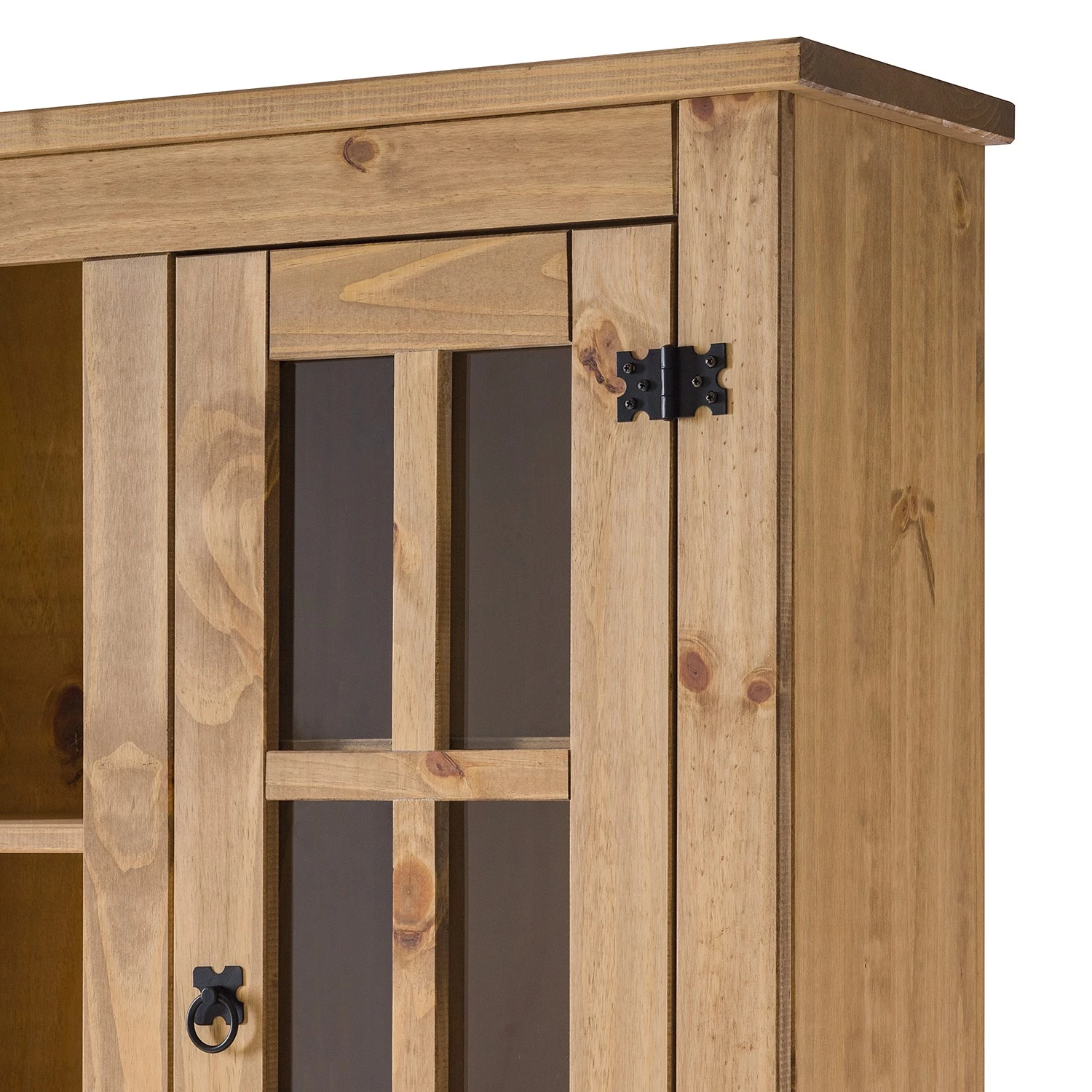 Maison Belfort Vitrine pour buffet Finca Rustica - Pin massif - Epicéa naturel 12 Maison Belfort Vitrine pour buffet Finca Rustica - Pin massif - Epicéa naturel – Image 12