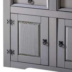 Maison Belfort Commode Finca Rustica I - Pin massif - Pin gris -Meubles de salle à manger Soldes Magasin 1000178041 200417 12541100019 DETAILS P000000001000178041