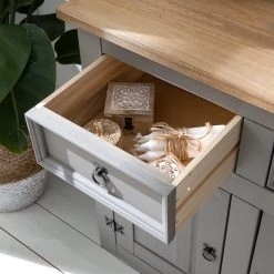 Maison Belfort Commode Finca Rustica I - Pin massif - Pin gris -Meubles de salle à manger Soldes Magasin 1000178041 200511 13145700010 DETAILS P000000001000178041