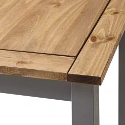 Maison Belfort Table Finca Rustica I - Pin massif - Pin gris - 80 x 80 cm -Meubles de salle à manger Soldes Magasin 1000178046 200417 13023400004 DETAILS P000000001000178046