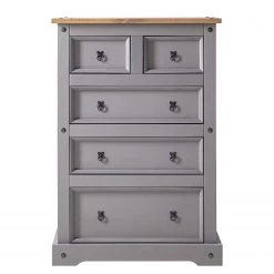 Maison Belfort Commode Finca Rustica II - Pin massif - Pin gris -Meubles de salle à manger Soldes Magasin 1000178050 200417 12424200002 DETAILS P000000001000178050