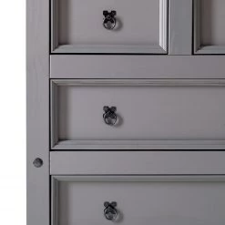 Maison Belfort Commode Finca Rustica II - Pin massif - Pin gris -Meubles de salle à manger Soldes Magasin 1000178050 200417 12424600007 DETAILS P000000001000178050