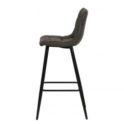 Ars manufacti Chaises de bar Donnell (lot de 2) - Microfibre/ Acier - Noir mat - Anthracite 15 Ars manufacti Chaises de bar Donnell (lot de 2) - Microfibre/ Acier - Noir mat - Anthracite -Meubles de salle à manger Soldes Magasin 1000178088 190913 11554400026 DETAILS P000000001000178088