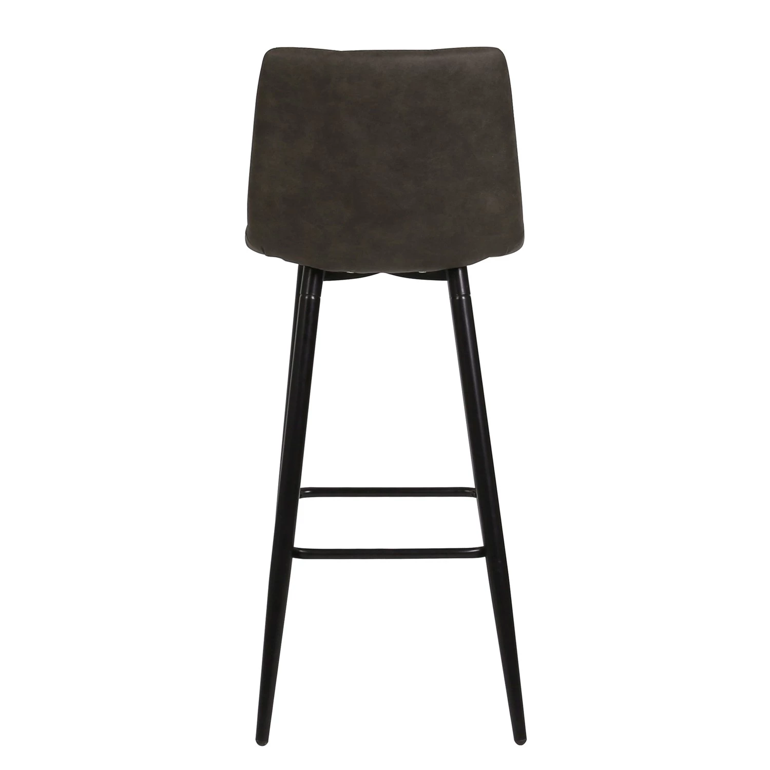 Ars manufacti Chaises de bar Donnell (lot de 2) - Microfibre/ Acier - Noir mat - Anthracite 6 Ars manufacti Chaises de bar Donnell (lot de 2) - Microfibre/ Acier - Noir mat - Anthracite – Image 6