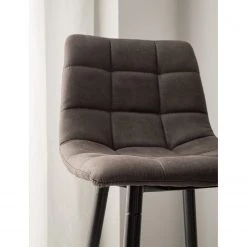 Ars manufacti Chaises de bar Donnell (lot de 2) - Microfibre/ Acier - Noir mat - Anthracite 19 Ars manufacti Chaises de bar Donnell (lot de 2) - Microfibre/ Acier - Noir mat - Anthracite -Meubles de salle à manger Soldes Magasin 1000178088 200310 11100600008 DETAILS P000000001000178088