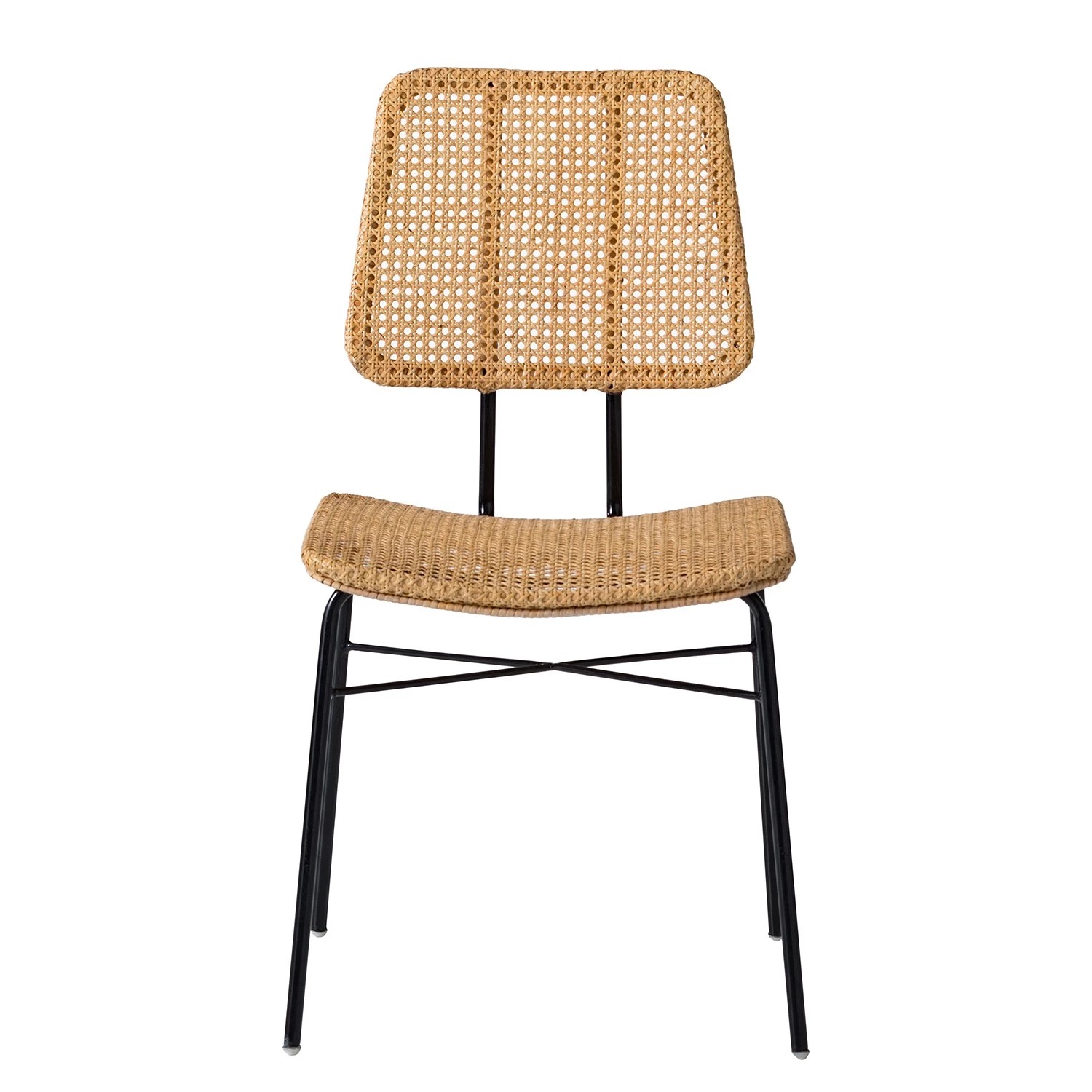 Ars manufacti Chaise Vina I - Rotin / Métal - Rotin / Noir 4 Ars manufacti Chaise Vina I - Rotin / Métal - Rotin / Noir – Image 4