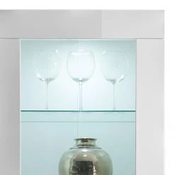 LC Spa Vitrine Easy - Blanc brillant / Imitation béton -Meubles de salle à manger Soldes Magasin 1000178267 201029 08535900588 DETAILS P000000001000178267
