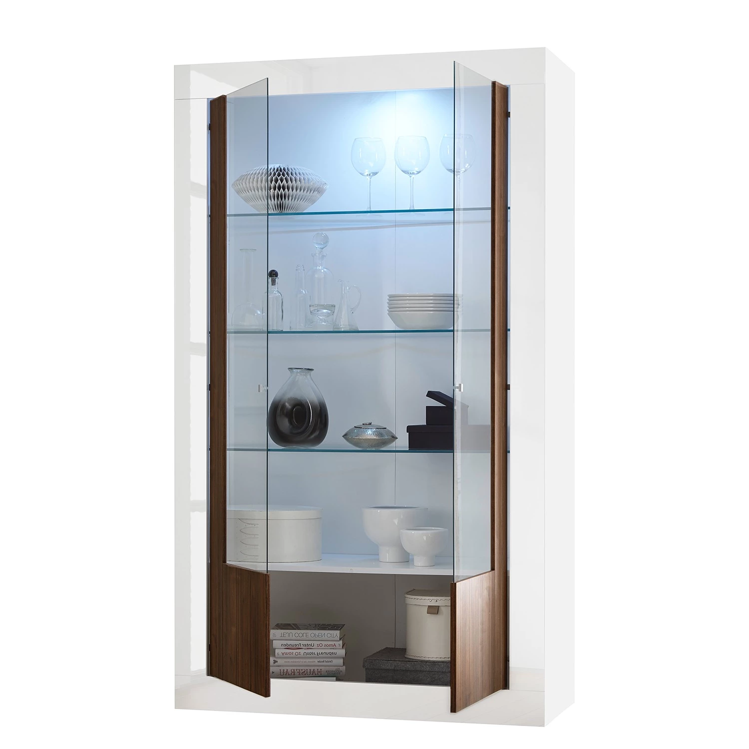 LC Spa Vitrine Urbino - Imitation noisetier / Blanc 5 LC Spa Vitrine Urbino - Imitation noisetier / Blanc – Image 5