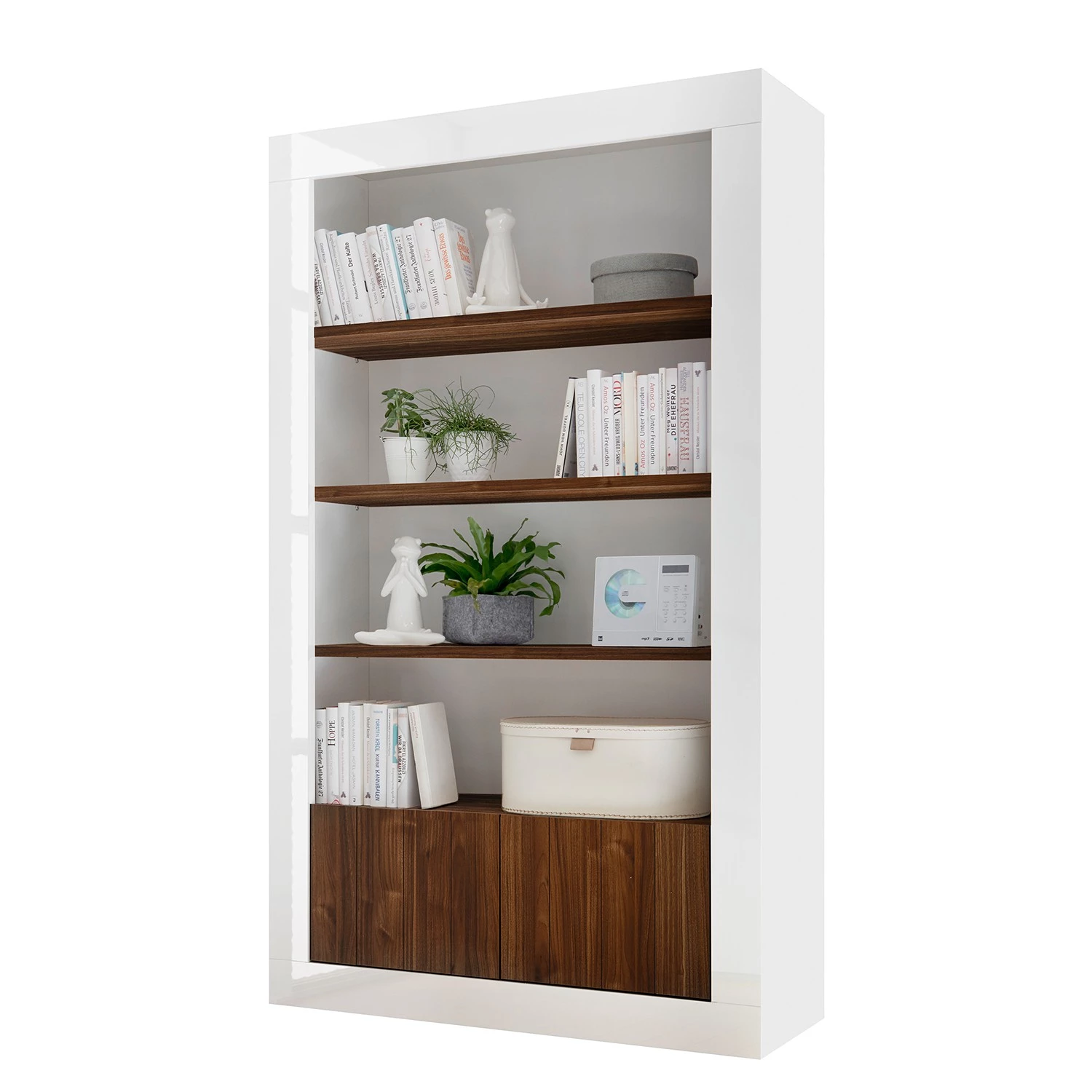 LC Spa Étagère Urbino - Imitation noisetier / Blanc 1 LC Spa Étagère Urbino - Imitation noisetier / Blanc