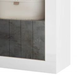 LC Spa Étagère Urbino - Gris foncé / Blanc -Meubles de salle à manger Soldes Magasin 1000178457 201029 09070300778 DETAILS P000000001000178457