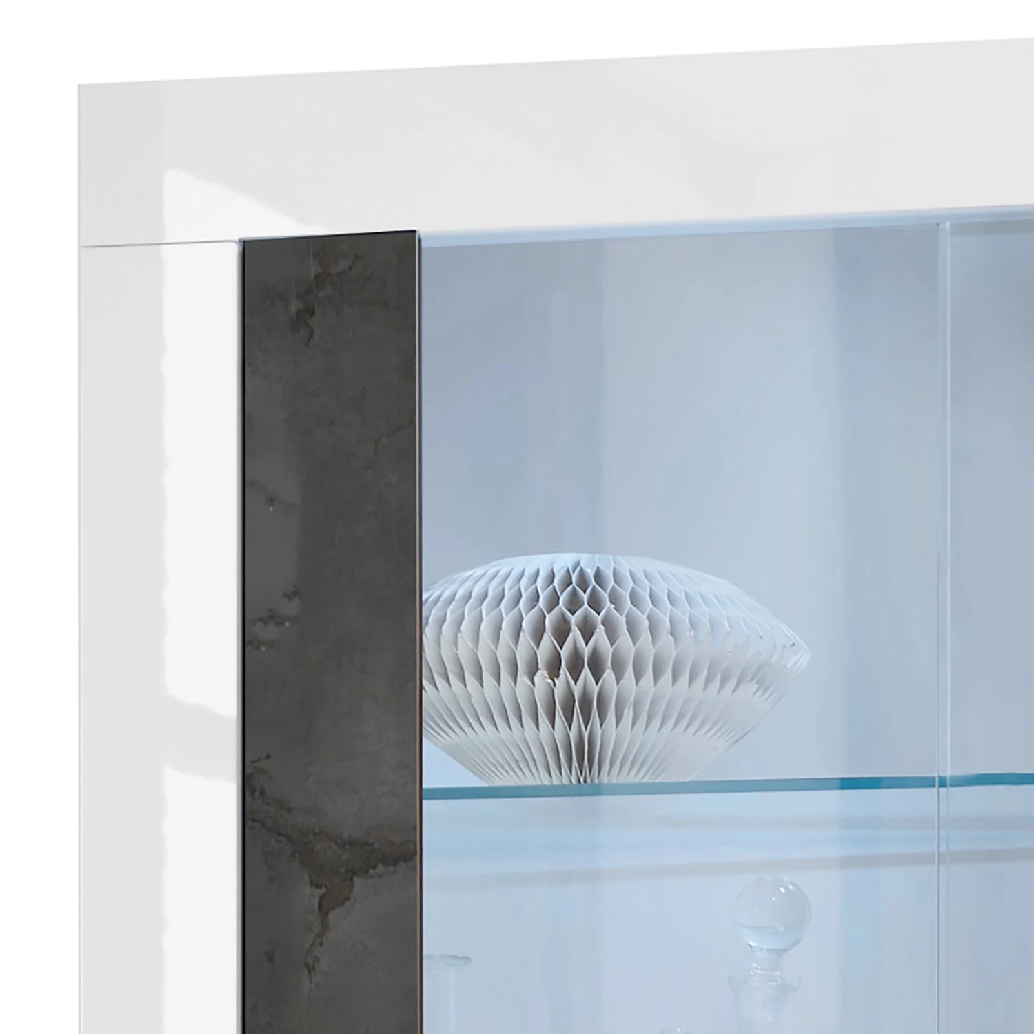 LC Spa Vitrine Urbino - Gris foncé / Blanc 4 LC Spa Vitrine Urbino - Gris foncé / Blanc – Image 4