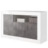 LC Spa Buffet Urbino II - Imitation béton / Blanc