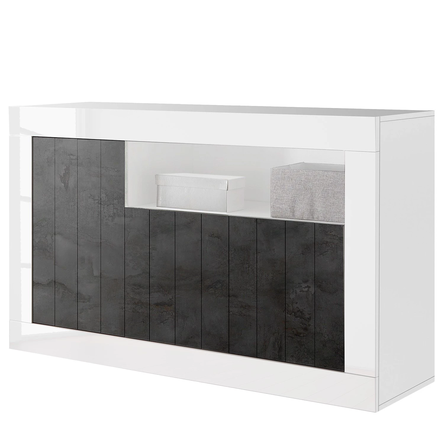 LC Spa Buffet Urbino II - Gris foncé / Blanc 1 LC Spa Buffet Urbino II - Gris foncé / Blanc