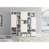 Loftscape Bibliothèque Emporior VII - Blanc crème - Largeur : 224 cm