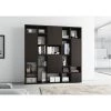 Loftscape Bibliothèque Emporior VII - Imitation chêne marron-noir - Largeur : 224 cm